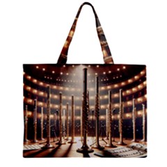 Standing Flutes Zipper Mini Tote Bag by RiverRootsReggae