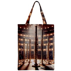 Standing Flutes Zipper Classic Tote Bag by RiverRootsReggae