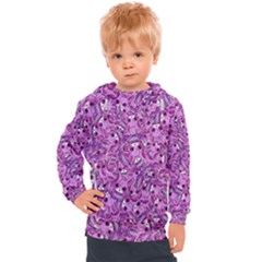 Kawaii Cyborg Cats Motif Random Pattern Kids  Hooded Pullover by dflcprintsclothing