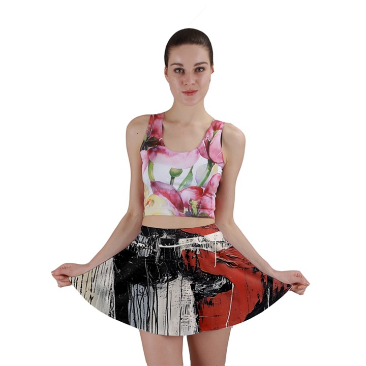 Abstract  Mini Skirt