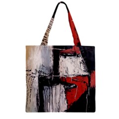 Abstract  Zipper Grocery Tote Bag by Sobalvarro