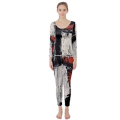 Abstract  Long Sleeve Catsuit