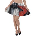 Abstract  Velvet Skater Skirt View1