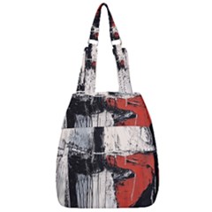 Abstract  Center Zip Backpack by Sobalvarro