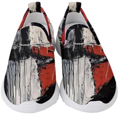 Abstract  Kids  Slip On Sneakers by Sobalvarro