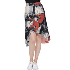 Abstract  Frill Hi Low Chiffon Skirt by Sobalvarro