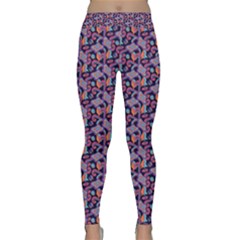 Trippy Cool Pattern Classic Yoga Leggings by designsbymallika