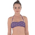 Trippy Cool Pattern Tie Back Bikini Top View1