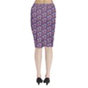 Trippy Cool Pattern Midi Wrap Pencil Skirt View2