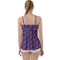 Trippy Cool Pattern Babydoll Tankini Top View2