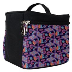 Trippy Cool Pattern Make Up Travel Bag (small) by designsbymallika