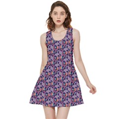 Trippy Cool Pattern Inside Out Reversible Sleeveless Dress