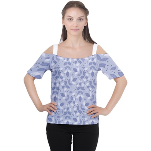 Pastel Botanic Harmony Collage Cutout Shoulder T-shirt by dflcprintsclothing