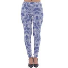 Pastel Botanic Harmony Collage Lightweight Velour Leggings