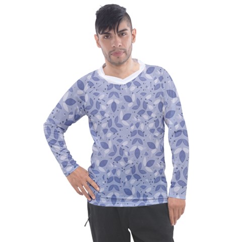 Pastel Botanic Harmony Collage Men s Pique Long Sleeve T-shirt by dflcprintsclothing