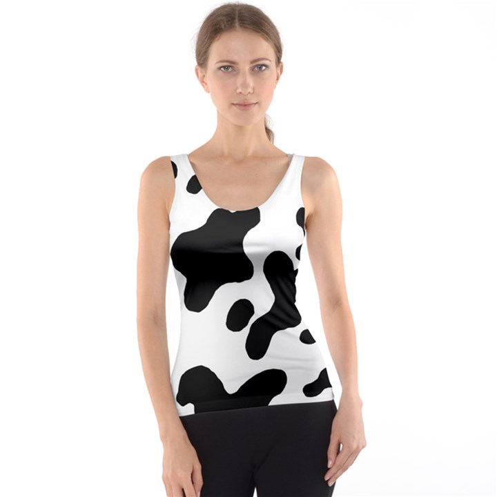 Cow Pattern Women s Basic Tank Top