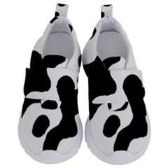 Cow Pattern Kids  Velcro No Lace Shoes by Ket1n9