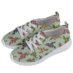 Berries Flowers Pattern Print Women s Lightweight Sports Shoes