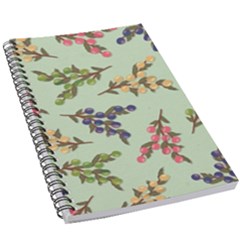 Berries Flowers Pattern Print 5 5  X 8 5  Notebook by Maspions