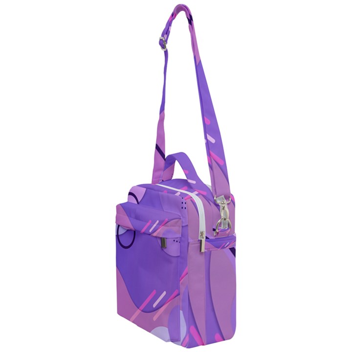 Colorful Labstract Wallpaper Theme Crossbody Day Bag