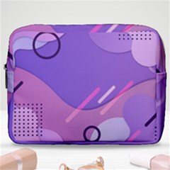 Colorful Labstract Wallpaper Theme Make Up Pouch (large) by Apen