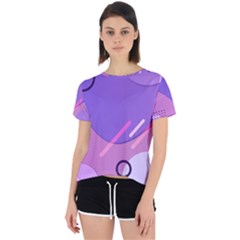 Colorful Labstract Wallpaper Theme Open Back Sport T-shirt by Apen