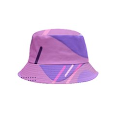 Colorful Labstract Wallpaper Theme Inside Out Bucket Hat (kids) by Apen