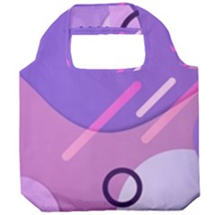 Colorful Labstract Wallpaper Theme Foldable Grocery Recycle Bag by Apen