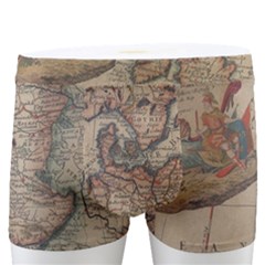 Old Vintage Classic Map Of Europe Men s Boxer Briefs