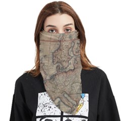 Old Vintage Classic Map Of Europe Face Covering Bandana (triangle) by Paksenen