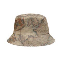 Old Vintage Classic Map Of Europe Inside Out Bucket Hat by Paksenen