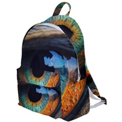 Eye Bird Feathers Vibrant The Plain Backpack by Hannah976