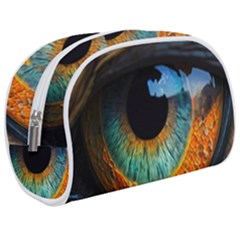 Eye Bird Feathers Vibrant Make Up Case (medium) by Hannah976