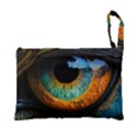 Eye Bird Feathers Vibrant Foldable Grocery Recycle Bag View3