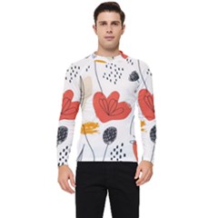 Floral Leaf Men s Long Sleeve Rash Guard by Ndabl3x