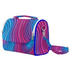 Spiral Swirl Pattern Light Circle Satchel Shoulder Bag by Ndabl3x