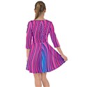 Spiral Swirl Pattern Light Circle Smock Dress View2