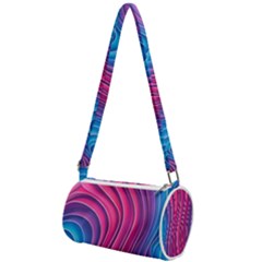 Spiral Swirl Pattern Light Circle Mini Cylinder Bag by Ndabl3x