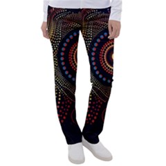 Abstract Geometric Pattern Women s Casual Pants by Ndabl3x