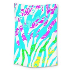 Animal Print Bright Abstract Large Tapestry by Ndabl3x