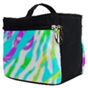 Animal Print Bright Abstract Make Up Travel Bag (Small) View2