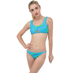 Pattern Swirl Pink Green Aqua The Little Details Bikini Set by Ndabl3x