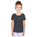 Midnight Blossom Elegance Black Backgrond Kids  One Piece T-Shirt View1