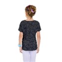 Midnight Blossom Elegance Black Backgrond Kids  One Piece T-Shirt View2