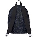 Midnight Blossom Elegance Black Backgrond The Plain Backpack View3