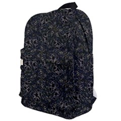 Midnight Blossom Elegance Black Backgrond Classic Backpack by dflcprintsclothing