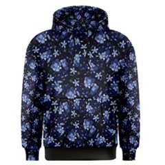 Stylized Floral Intricate Pattern Design Black Backgrond Men s Core Hoodie by dflcprintsclothing