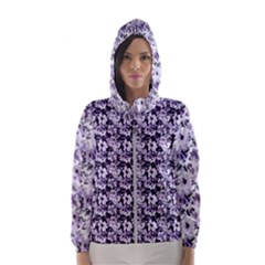 Purple Roses 1 Purple Roses Women s Hooded Windbreaker by DinkovaArt