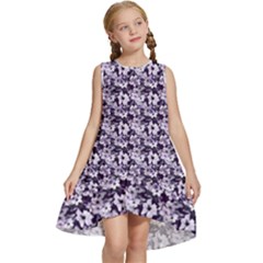 Purple Roses 1 Purple Roses Kids  Frill Swing Dress by DinkovaArt