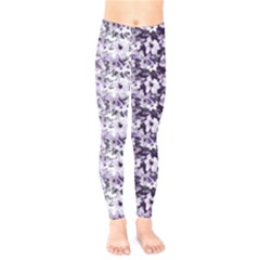 Purple Roses 1 Purple Roses Kids  Classic Winter Leggings by DinkovaArt